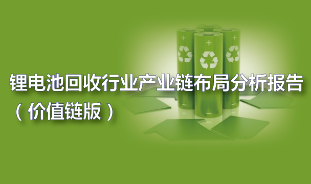 锂电池回收行业产业链布局分析报告（价值链版）